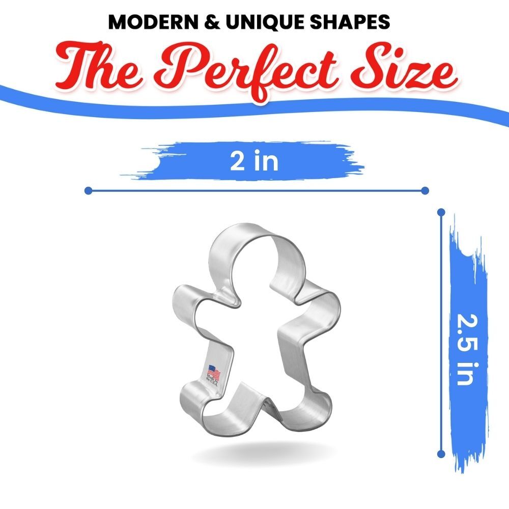Gingerbread Nested Cookie Cutter Set 3 Piece HS0518