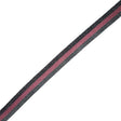 Black/Silver/Pink Lurex Knit Trim - 1.25"