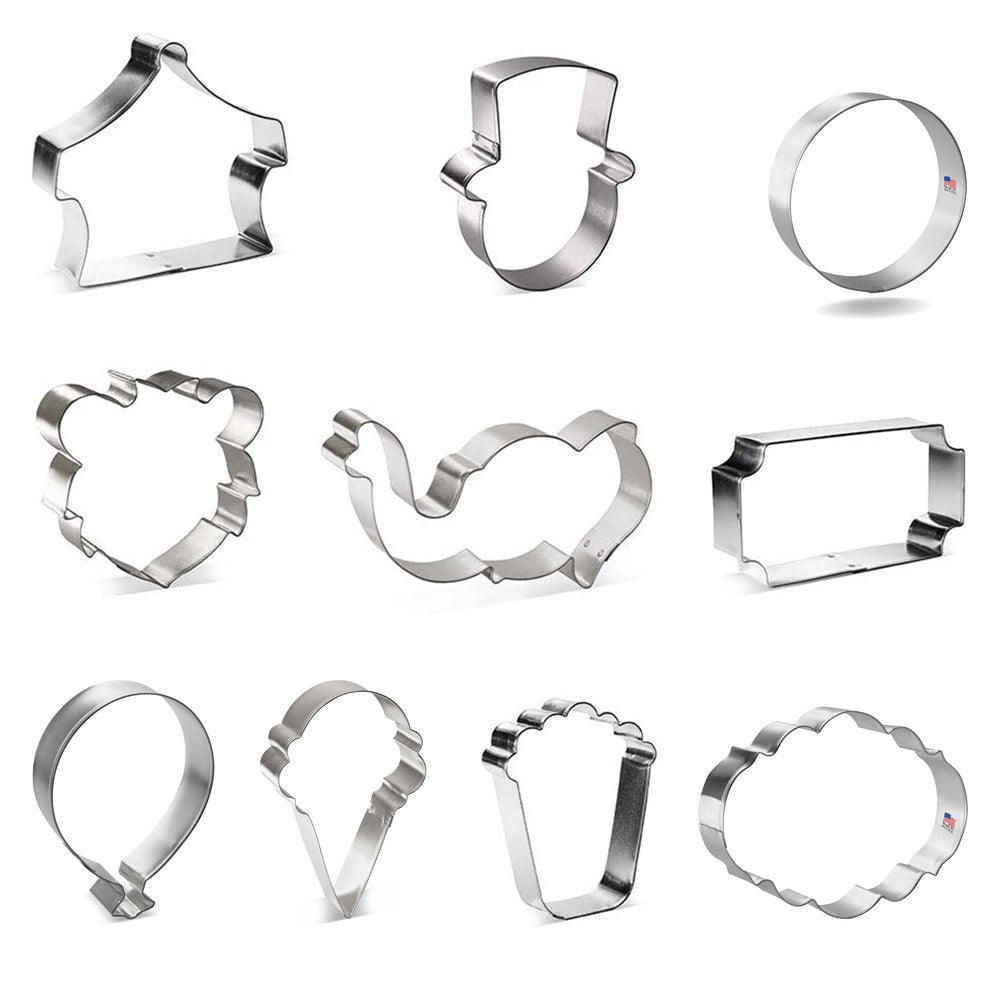 Circus Birthday Cookie Cutter 10 Pc Set HS0448
