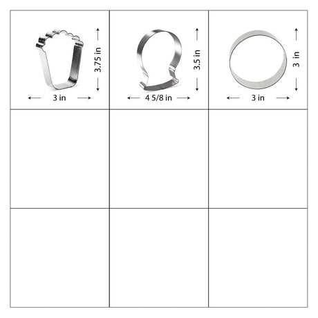 Circus Birthday Cookie Cutter 10 Pc Set HS0448