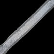 Silver Sequins on White Mesh Trim - 1.25"