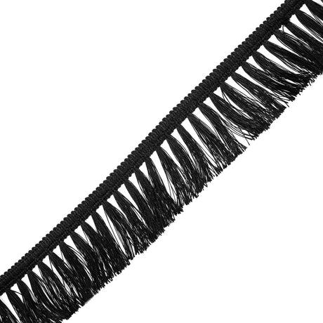 Italian Black Tassel Fringe - 2.5"