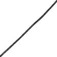 Black and Silver Metallic Braid - 0.25"