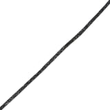 Black and Silver Metallic Braid - 0.25"