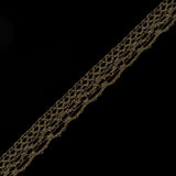 Metallic Gold Crochet Trim - 1"