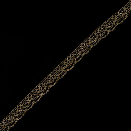 Metallic Gold Crochet Trim - 1"