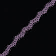 Dusty Mauve Eyelash Lace Trim - 1"
