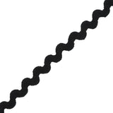 Black Ric Rac Trimming - 0.625"