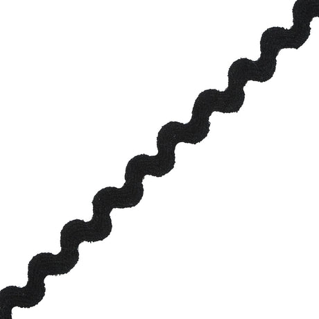 Black Ric Rac Trimming - 0.625"