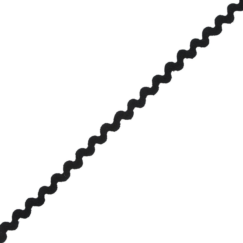 Black Ric Rac Trimming - 0.625"
