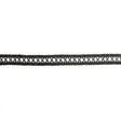 Italian Black Braided Faux Leather Trim - 1"