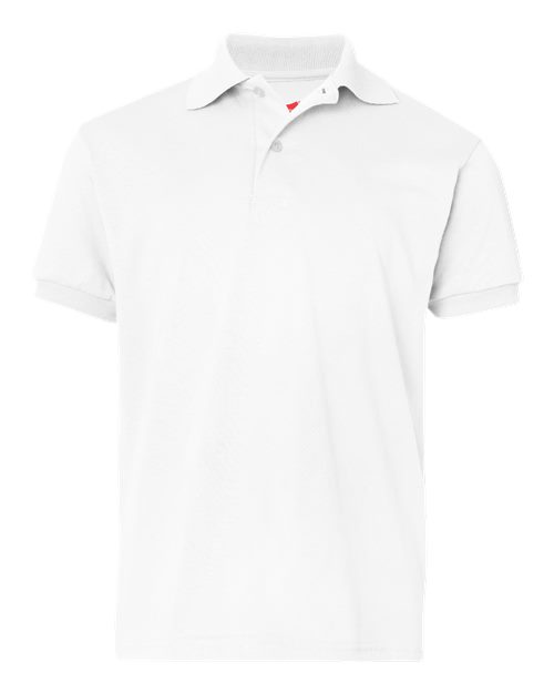 Hanes Youth EcoSmart Jersey Polo