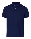 Hanes Youth EcoSmart Jersey Polo