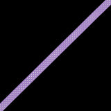 Orchid Grosgrain Ribbon with White Polka Dots - 0.625"