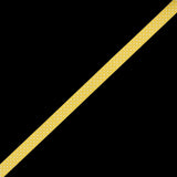 Yellow Grosgrain Ribbon with White Polka Dots - 0.625"