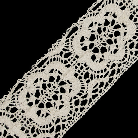 Natural Crochet Lace Trim - 2.75"