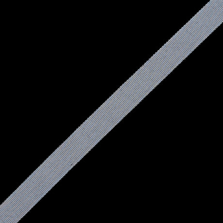 Black, Gray and White Petersham Grosgrain Ribbon - 0.625"