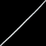 Bright White and Winter White Feather Edge Flat Braid - 0.375"
