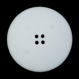 White Textured Concaved Plastic Button - 54L/34mm