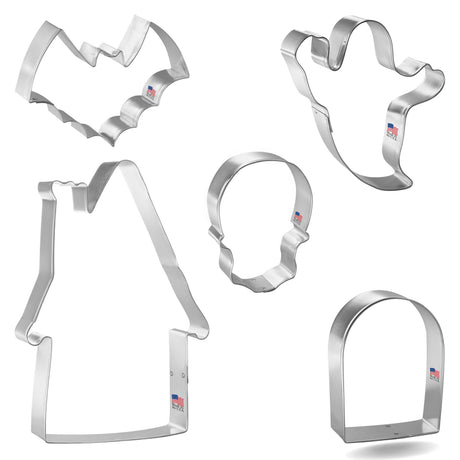 Haunted House Cookie Cutter Set 5 Piece HS0519