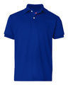 Hanes Youth EcoSmart Jersey Polo