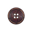 Purple Weathered Plastic 4-Hole Button - 36L/23mm