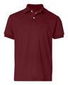 Hanes Youth EcoSmart Jersey Polo