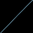 Light Blue Braided Cord - 5mm