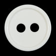 Ivory Plastic 2-Hole Button - 54L/34mm