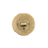 Gold Knotted Plastic Shank Back Button - 32L/20mm