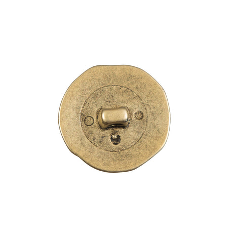 Gold Knotted Plastic Shank Back Button - 32L/20mm