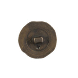 Antique Gold Knotted Plastic Shank Back Button - 32L/20mm