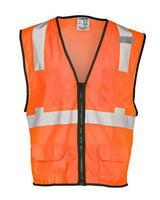 Kishigo Unisex Economy Mesh 6-Pocket Safety Vest