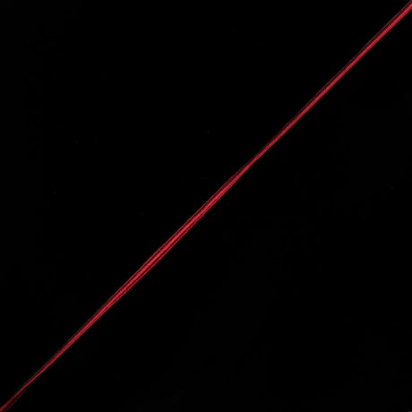 Red Flat Braided Cord - 4mm