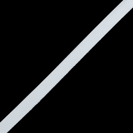 White Foldover Bias Binding Tape - 0.5"