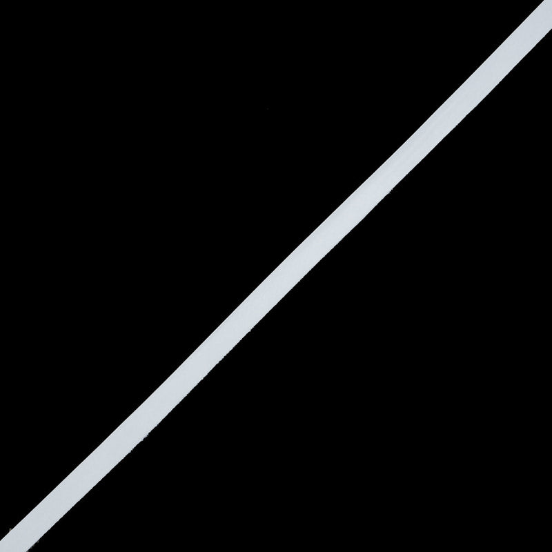 White Foldover Bias Binding Tape - 0.5"