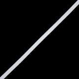 White Foldover Bias Binding Tape - 0.5"
