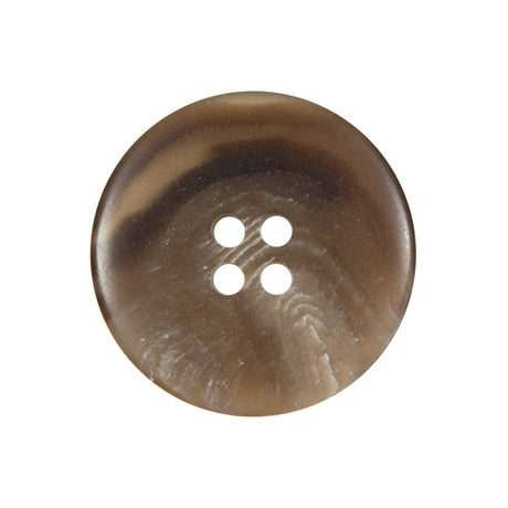 Brown Plastic 4-Hole Button - 40L/25.5mm