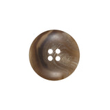 Brown Plastic 4-Hole Button - 32L/20mm