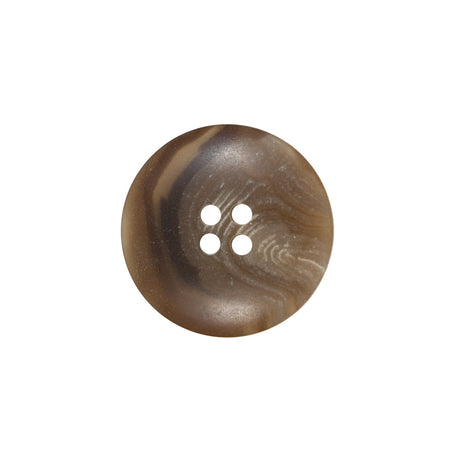 Brown Plastic 4-Hole Button - 32L/20mm