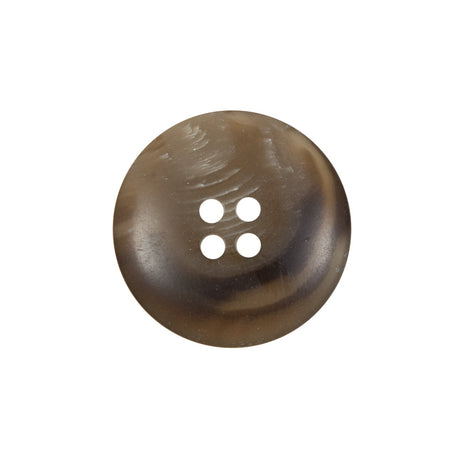 Beige and Brown Plastic 4-Hole Button - 36L/23mm