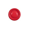 Red Plastic Shank Back Button - 28L/18mm