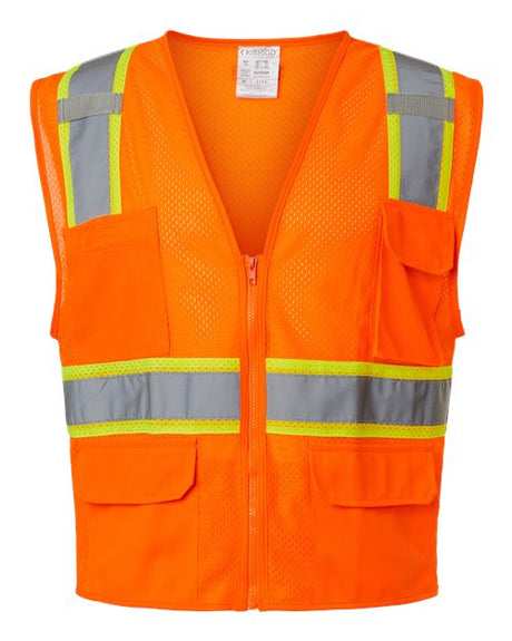 Kishigo Unisex Ultra-Cool Multi-Pocket Safety Vest