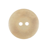 Beige Horn 2-Hole Button - 40L/25.5mm