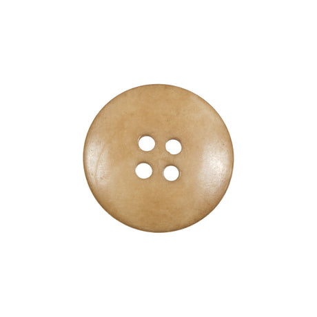 Light Tan Horn 4-Hole Button - 32L/20mm
