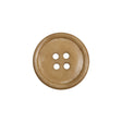 Light Tan Horn 4-Hole Button - 32L/20mm