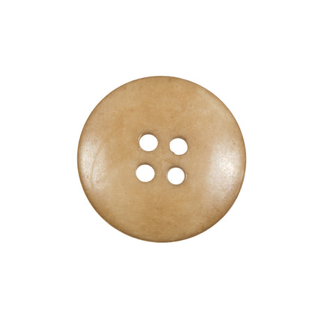 Light Tan Horn 4-Hole Button - 36L/23mm