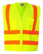 Kishigo Unisex Prismatic Hydrowick-Lite Multi-Zipper Safety Vest
