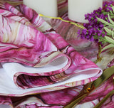 Wrinkle-Free Scuba Rectangular Tablecloth 90x156 Agate Pink