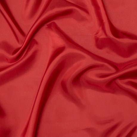 Bemberg Lining - True Red - Lucidum Collection